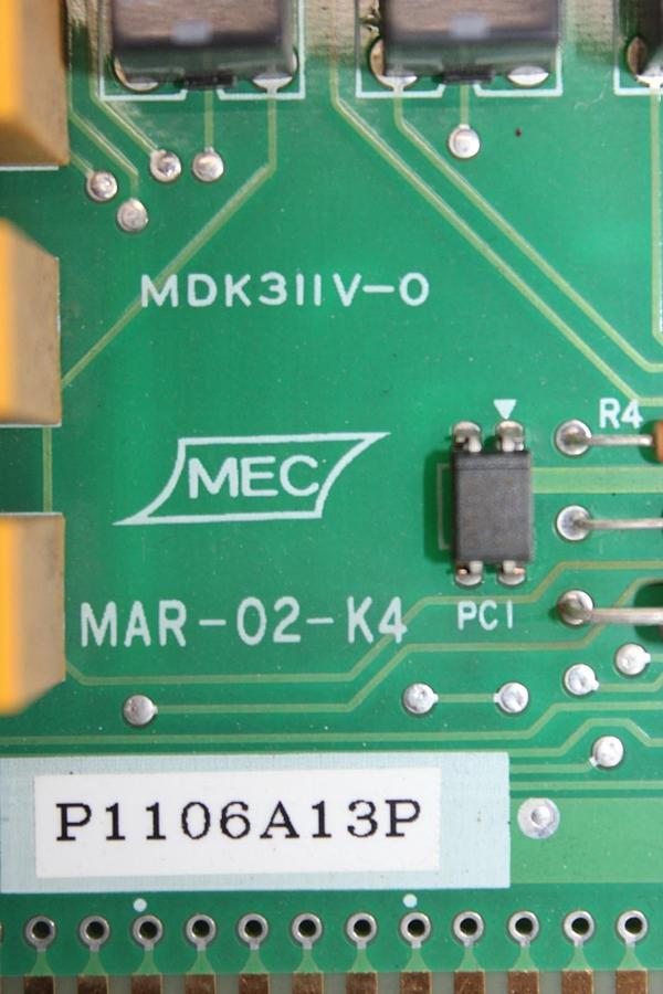 Used MEC EUROTHERM CIRCUIT BOARD 1514201NG MAR-02-K4 P1106A13P MDK311V-0 **WARRANTY**