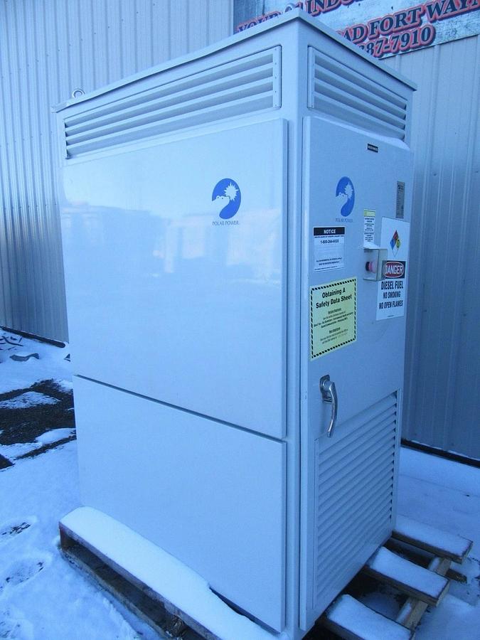 Used POLAR POWER 15KW DC GENERATOR DIESEL YANMAR 3TNV88 40-60V DC 105 HRS 2017 *VIDEO