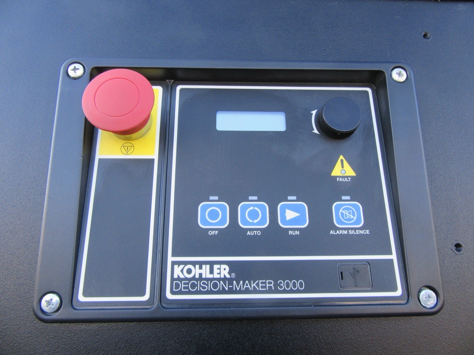 Used 30KW DIESEL GENERATOR KOHLER 120/240 VOLT 4024 JOHN DEERE 259 HRS SINGLE PHASE