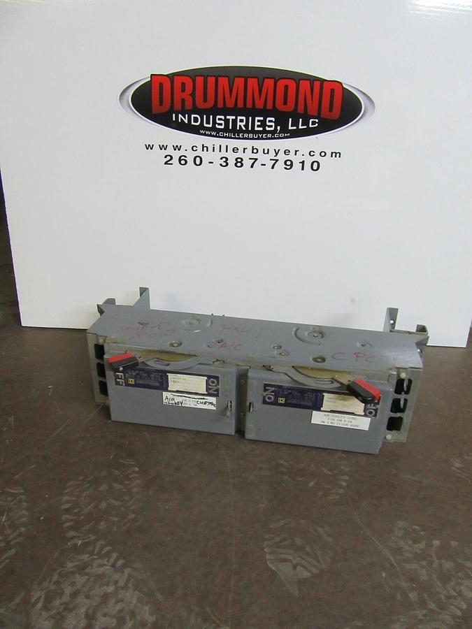 Used SQUARE D QMB SAFETY DISCONNECT SWITCH QMB362T 60 AMP 600 VAC 3-POLE 50 HP