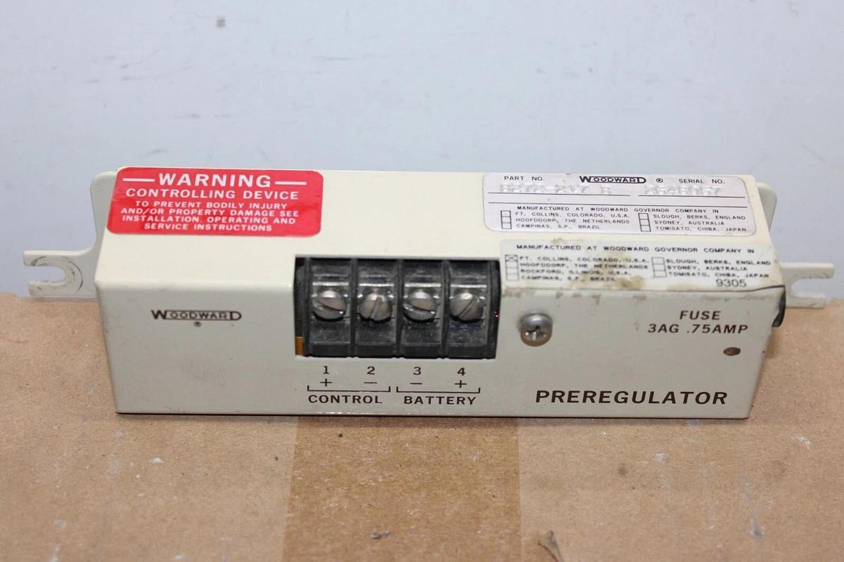 Used WOODWARD PREREGULATOR 8272-217-B 0.75 AMP **WARRANTY INCLUDED**