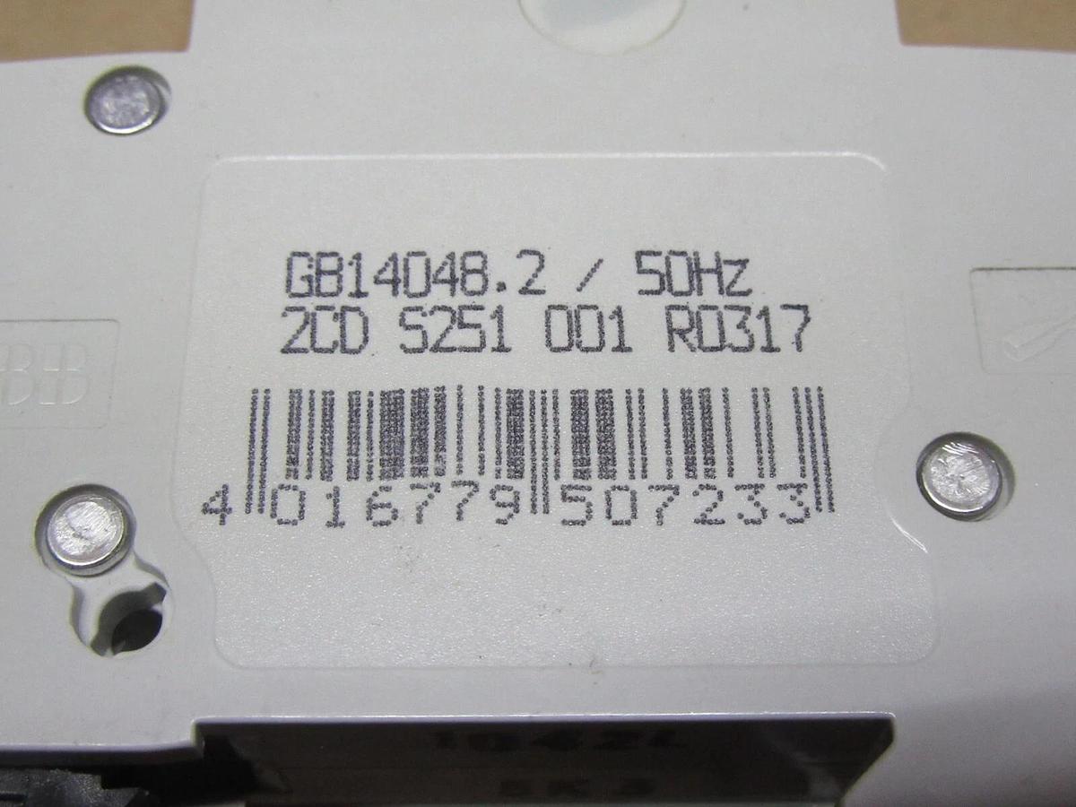 Used LOT OF 2 ABB S202-K3A 230/400 VOLT 3 AMP SINGLE POLE **WARRANTY INCLUDED**