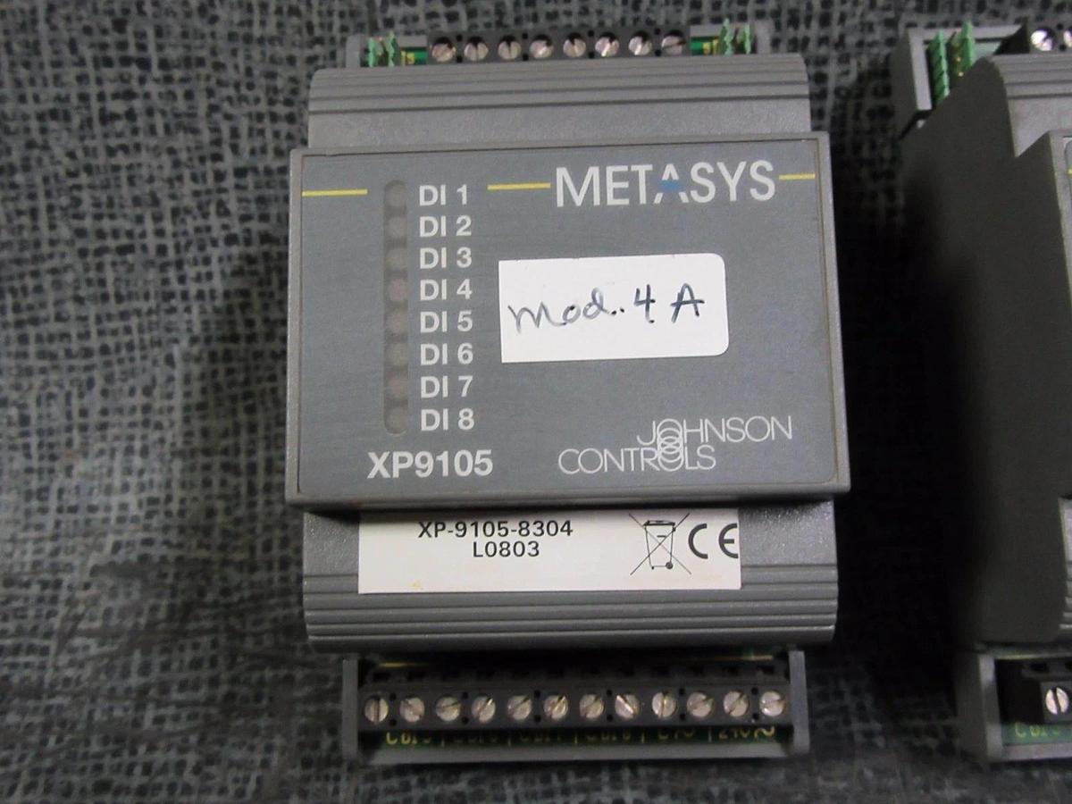 Used (1) JOHNSON CONTROLS METASYS XP-9105-8304 EXPANSION MODULE L0803  **WARRANTY**