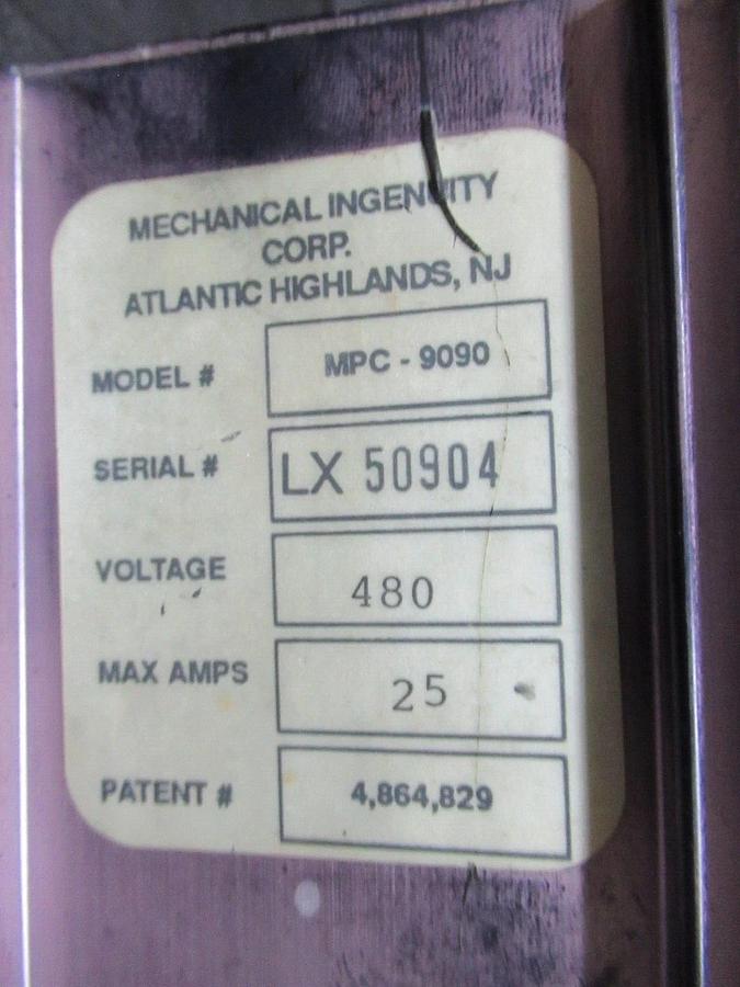 Used PREVAC REFRIGERANT PRESSURE CONTROLLER MPC-9090 480 VOLT 25 AMP **WARRANTY**