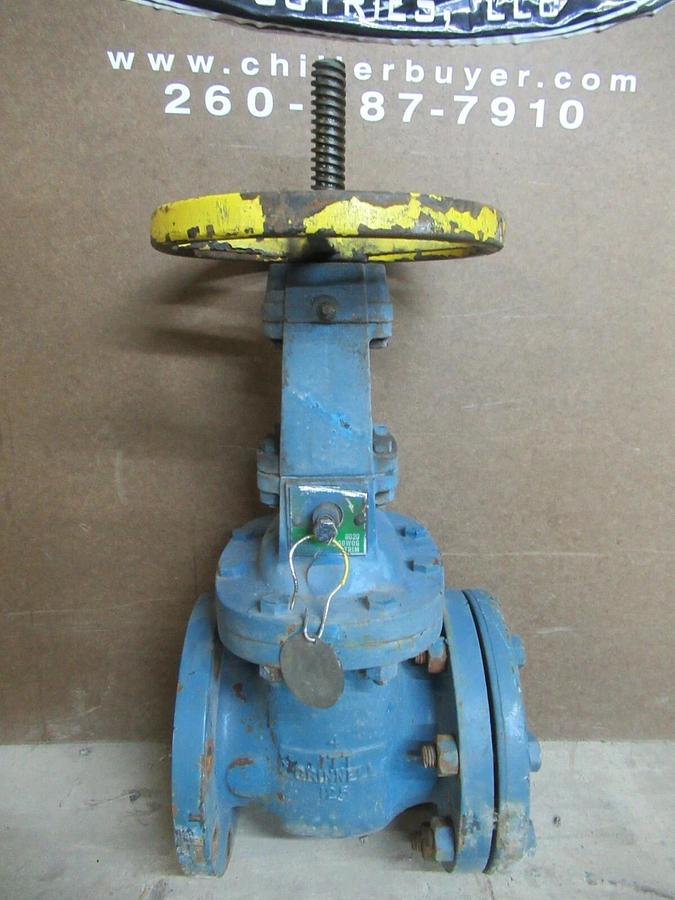 Used ITT GRINNELL 6020 MANUAL GATE VALVE 125S 200 WOG BRONZE TRIM **WARRANTY**
