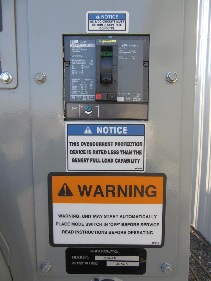 Used 50 KW DIESEL GENERATOR MTU 120/240 V JOHN DEERE 315 HRS VIDEO WE SHIP