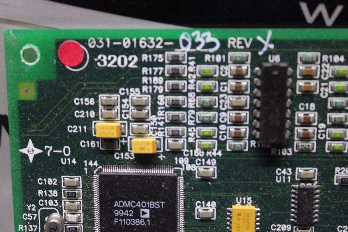 Used YORK CONTROL MICROBOARD 031-03630-007 REV. D