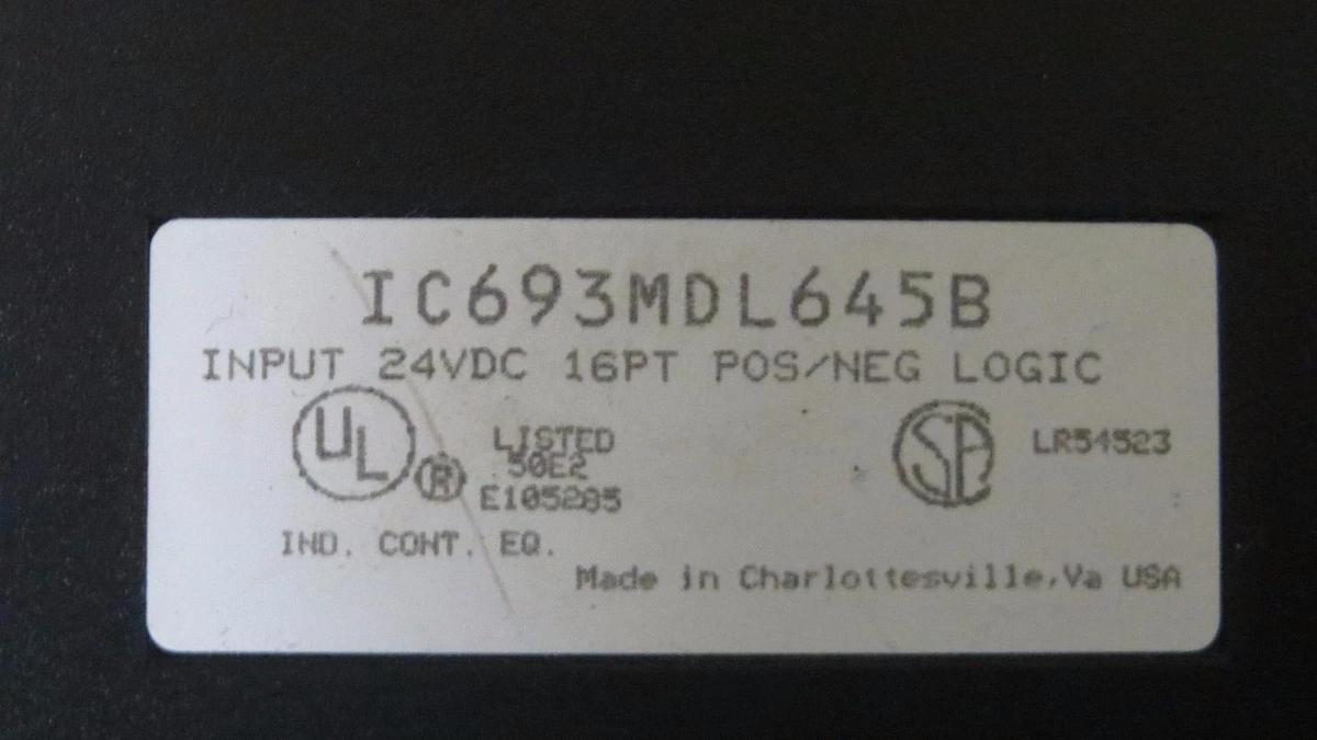 Used GE FANUC IC693MDL645B INPUT MODULE **WARRANTY INCLUDED**