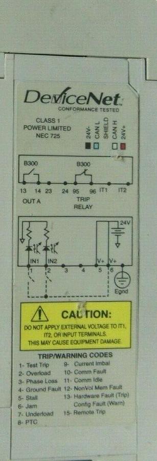 Used ALLEN BRADLEY SOLID STATE RELAY OVERLOAD 592-EC1CC SER. B 5-25 AMP **WARRANTY!**
