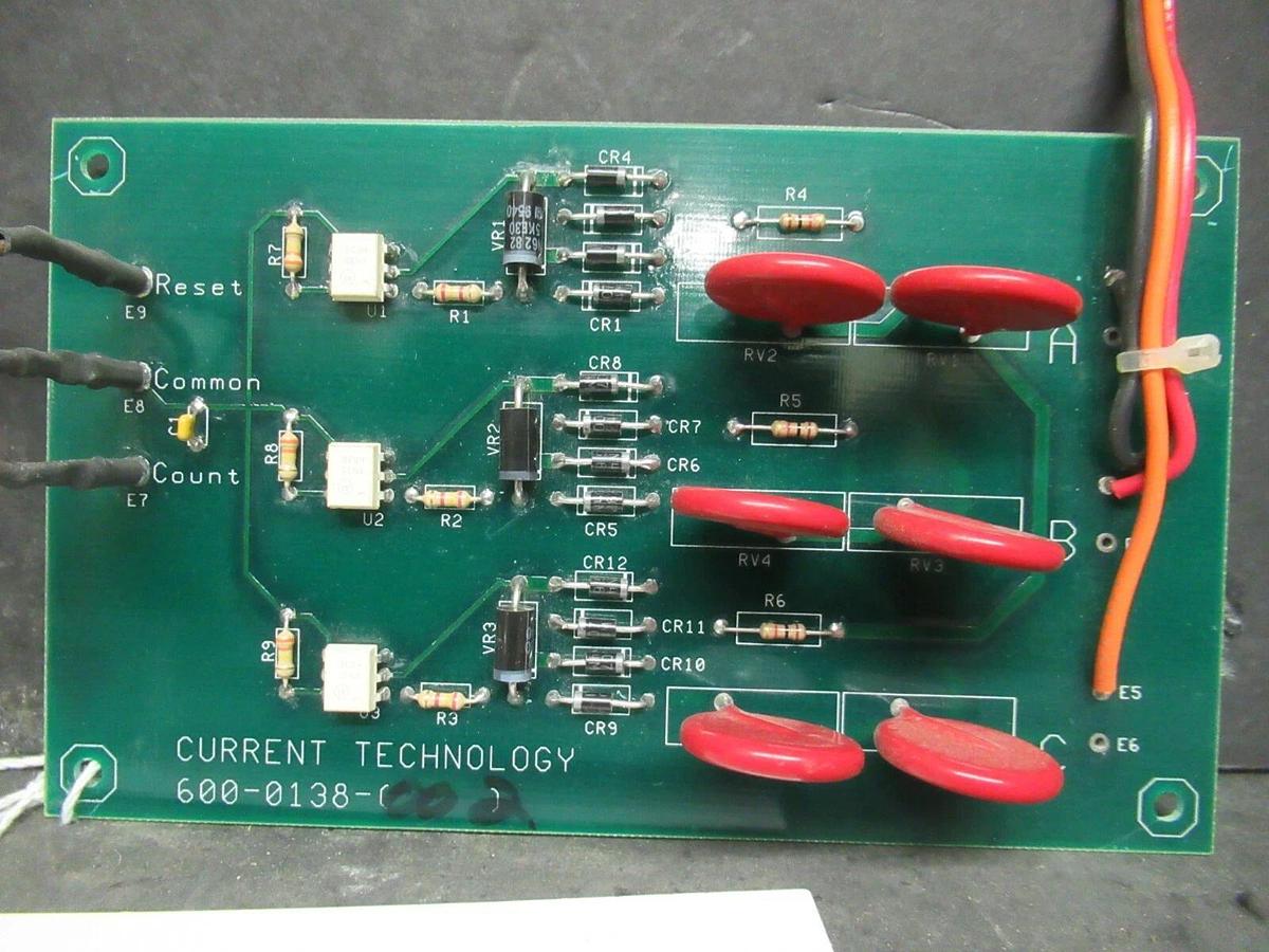 CURRENT TECHNOLOGY INDICATOR BOARD 600-0138-100 600-0138-002 **WARRANTY**