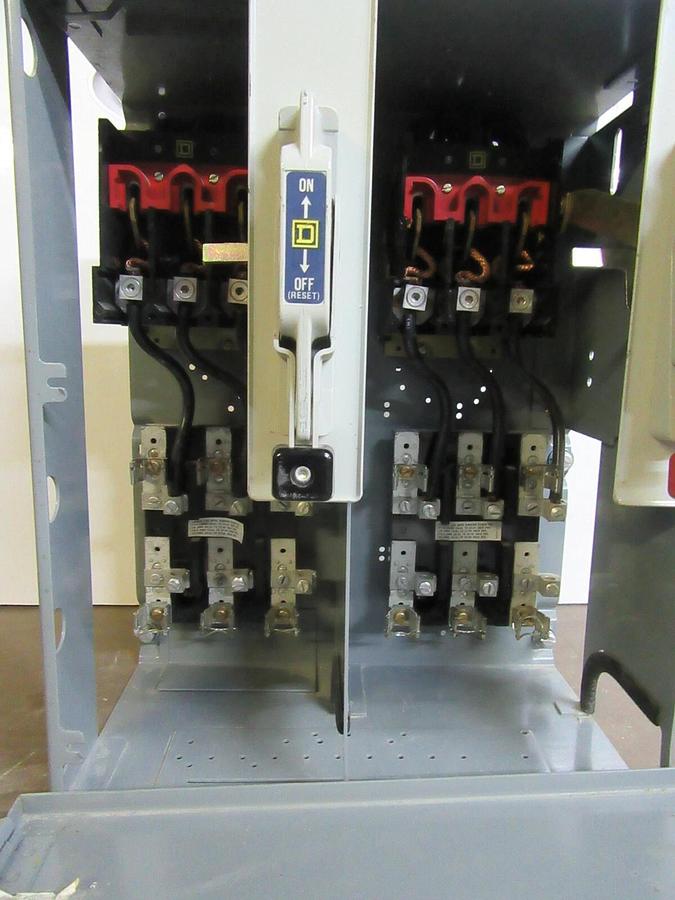 Used SQUARE D TWIN MCC FUSIBLE STARTER BUCKET 18" MODEL: 4 8998-KK-416 SER. A