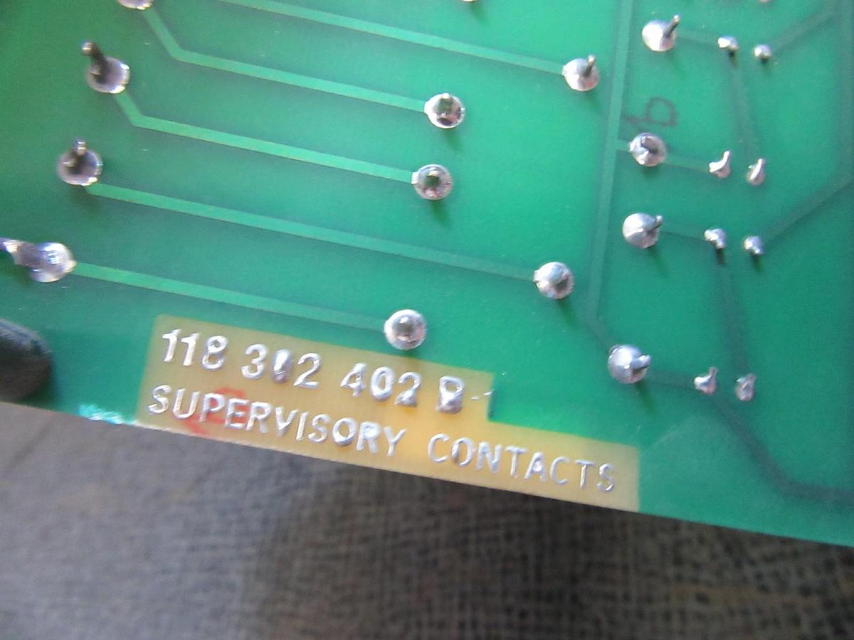 Used EXIDE SUPERVISORY CONTACTS RELAY BOARD 118302402 REV B 101250674 R1