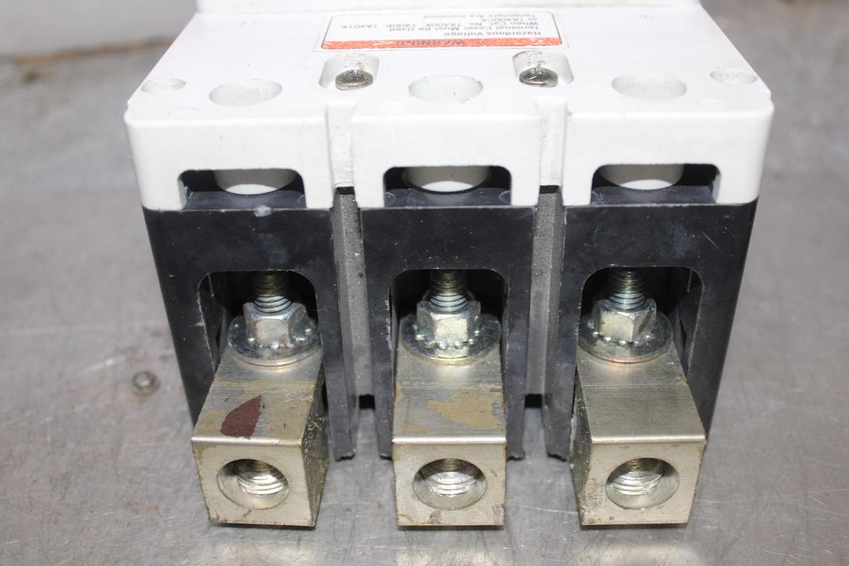 Used ALLEN-BRADLEY CIRCUIT BREAKER 140U-N5L3-E12 SER. A 1200 AMP 600 VAC 3-POLE