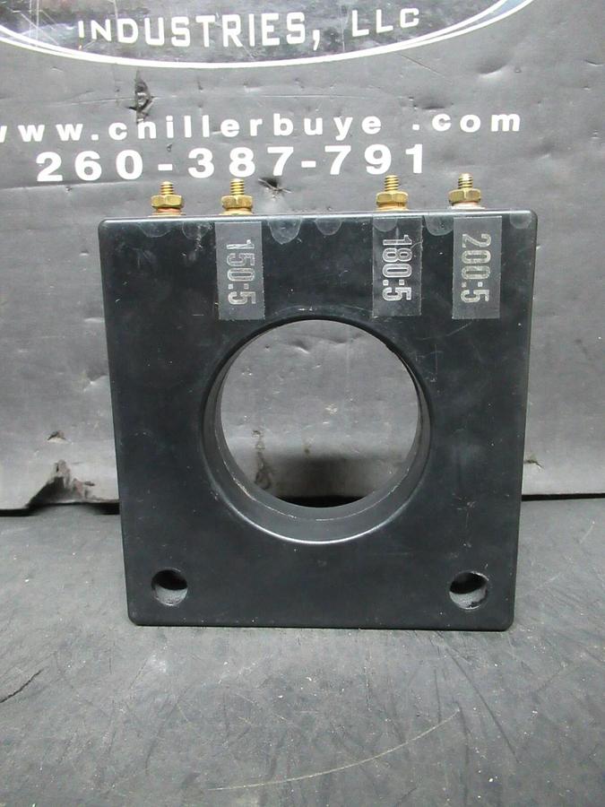 Used TRANE CURRENT TRANSFORMER 0121A03794B X13580048-01 200/180/150: 5 MODEL 7-SHT