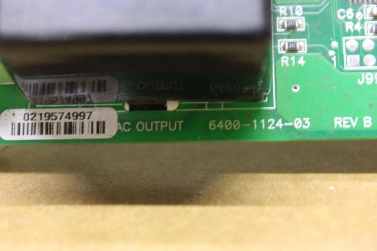 Used TRANE DUAL TRIAC OUTPUT CIRCUIT BOARD X13650734050 REV. K 6400-1124-03 REV. B