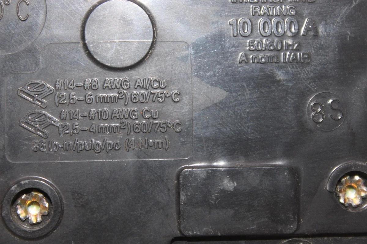 Used SQUARE D SINGLE POLE QO CIRCUIT BREAKER AD-7621 QO12030 30 AMP 240 VAC 1-POLE