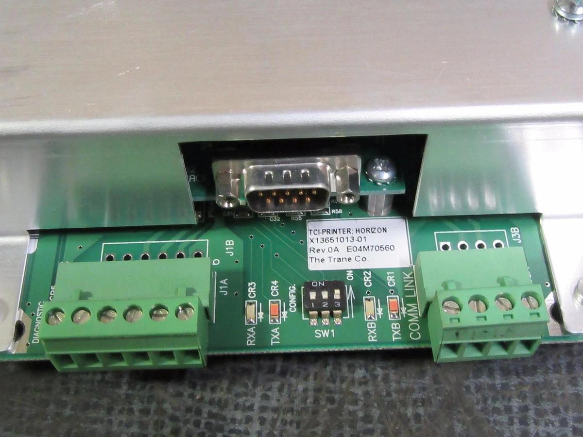 Used TRANE TCI PRINTER ; HORIZON MODULE MODEL/REVISION: X13651013-01 REV 0A