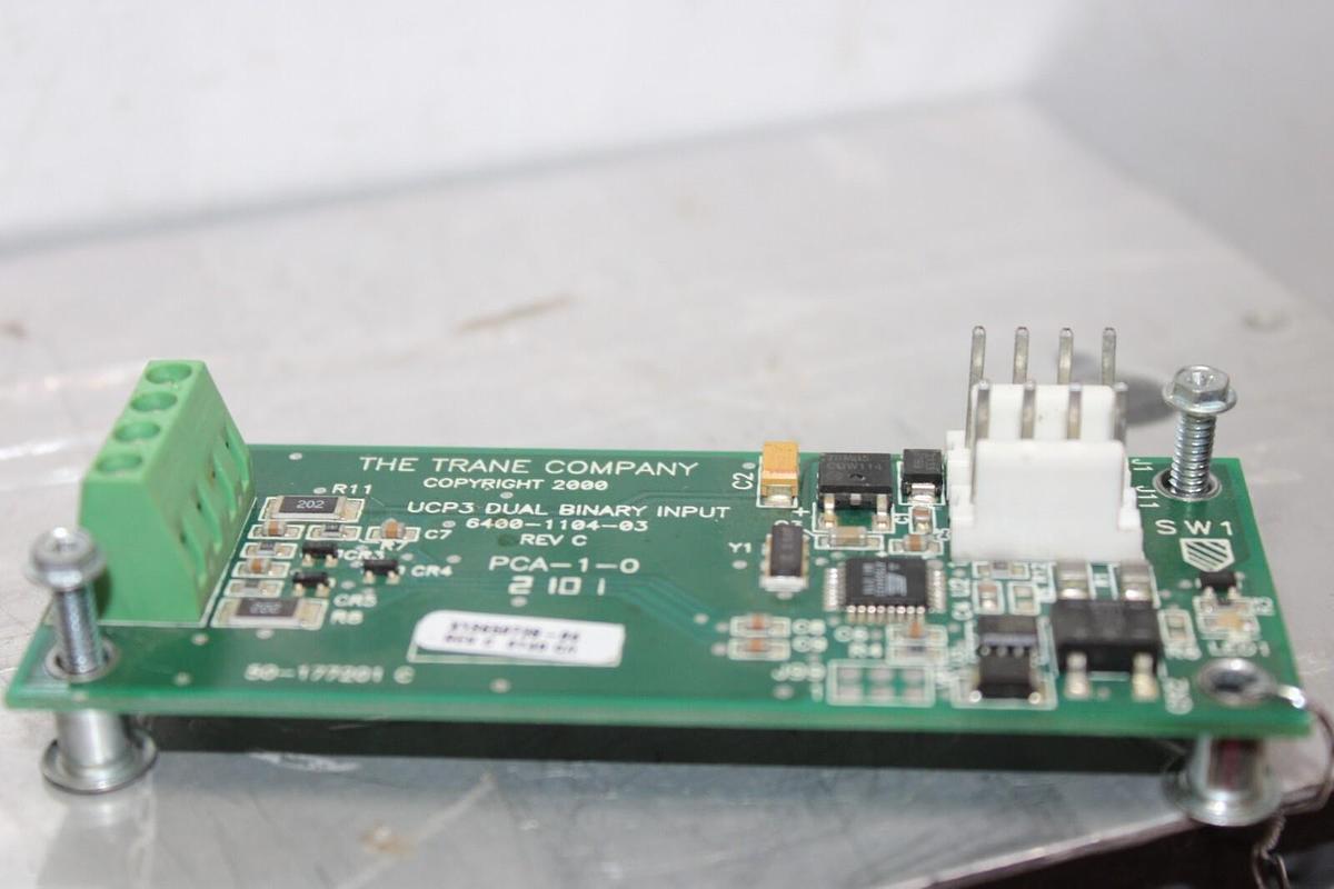 Used TRANE UCP3 DUAL BINARY INPUT X13650728-04 REV. C 6400-1104-03 REV. C