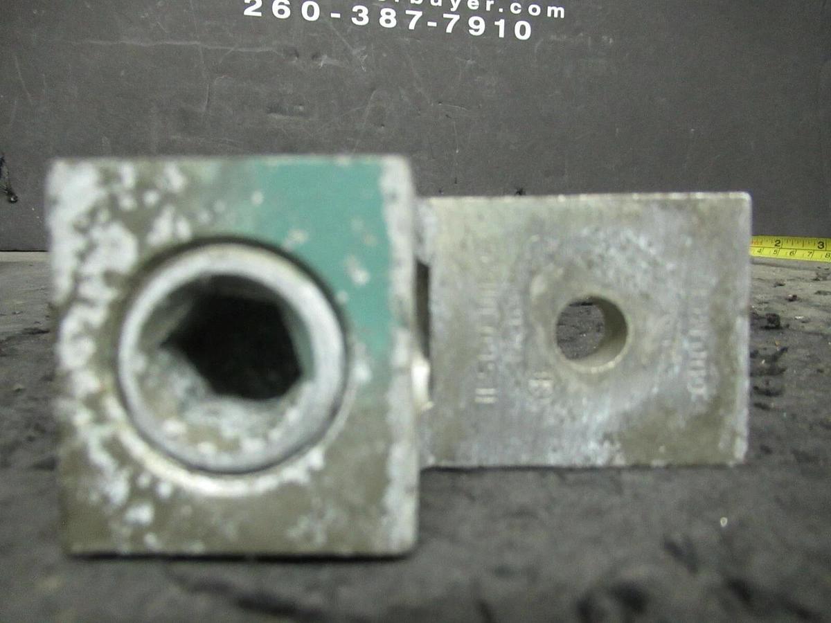 Used (6) QTY ILSCO TA-600 1 (SINGLE) BARREL MECHANICAL CONNECTOR LUG TAP 600 MCM - 2