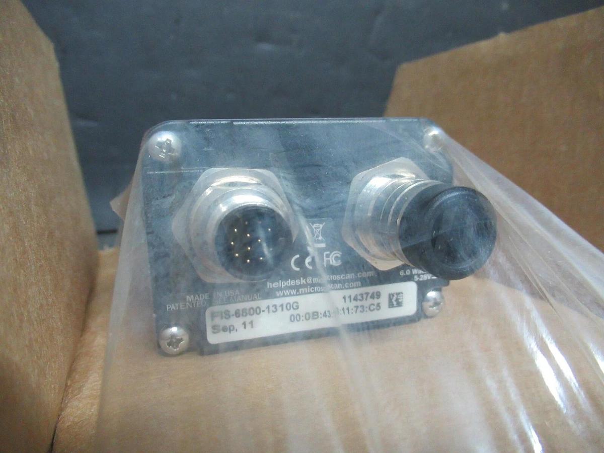 NEW IN BOX MICROSCAN QX HAWK BARCODE SCANNER FIS-6800-1310G 6 WATT 5-28 VDC