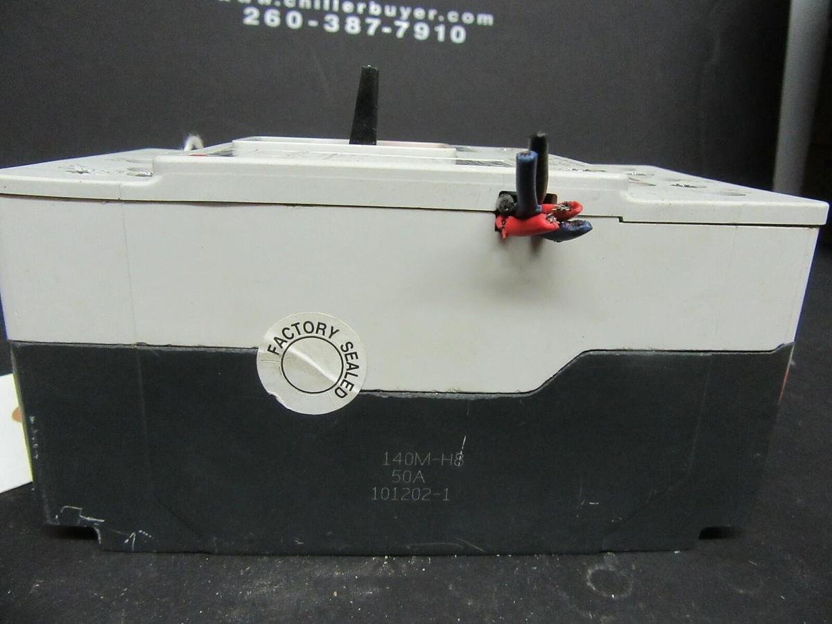 Used 50 AMP ALLEN BRADLEY BREAKER 140M-H8P-C50 SER. B 3 POLE 480 VAC **WARRANTY**