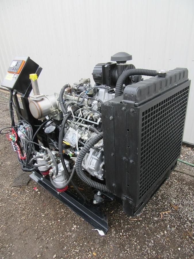 Used NEW 30 KW DIESEL GENERATOR ISUZU DIESEL 4LE2TA 120/240 VOLT SINGLE PHASE TIER4