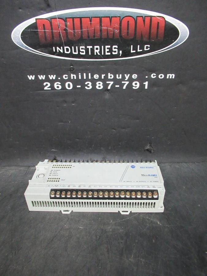 Used ALLEN BRADLEY MICROLOGIX1000 1761-L32BBB SER. D 30 VDC 1.5 AMP **WARRANTY**