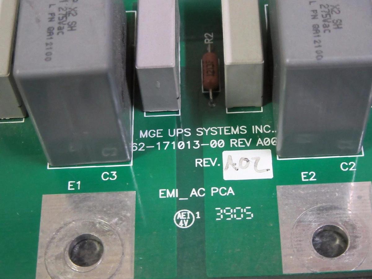 Used MGE UPS SYSTEMS EMI AC PCA ASSEMBLY MODEL: 72-171013-00 ; 62-171013-00