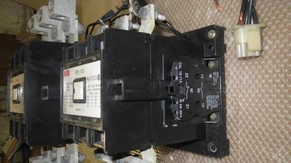 Used ABB REVERSING CONTACTOR EH 210 300 AMP AND EH 110 200 AMP WITH WIRING