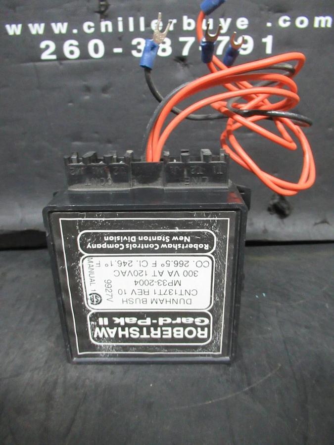 Used ROBERTSHAW GARD PAK II CNT137T1 REV. 10 MP33-2004 300 VA @ 120 VAC