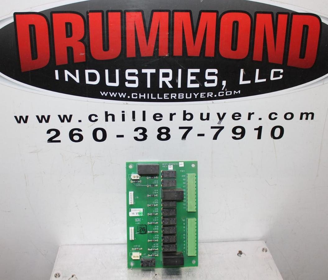 Used YORK HVAC CHILLER CONTROL CIRCUIT BOARD 031-01093C000 REV. D **WARRRANTY**