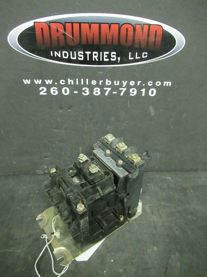 Used ALLEN BRADLEY CONTACTOR 500-A0D93 SER. B 18 AMP 600 VAC 5 HP COIL: 240 V