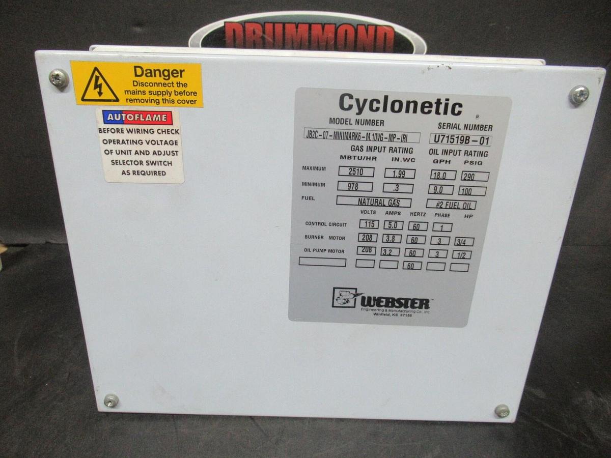 Used AUTOFLAME MM/EGA SYSTEM MM60016 MK. 6 230 VAC 45 W COMBUSTION MANAGEMENT SYSTEM