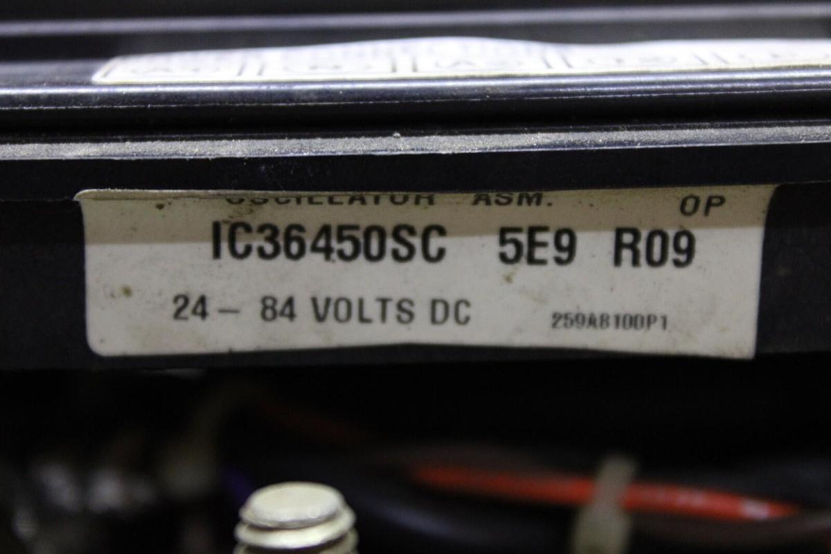 Used GENERAL ELECTRIC EV-1 FORKLIFT SCR CONTROL MODULE IC36450SC 24-84 VDC