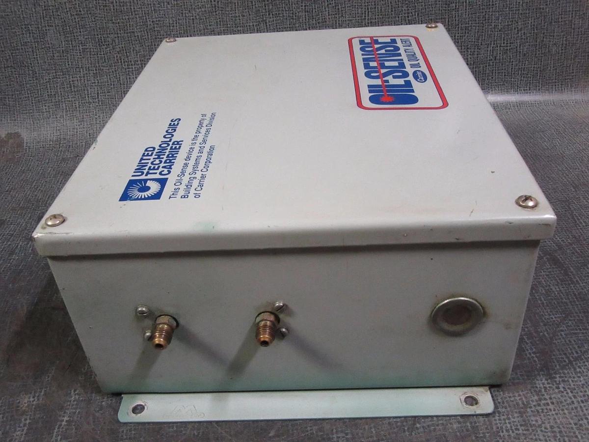 Used CARRIER OIL-SENSE QUALITY MONITORING SENSOR 32GA400504 115V 1 PHASE