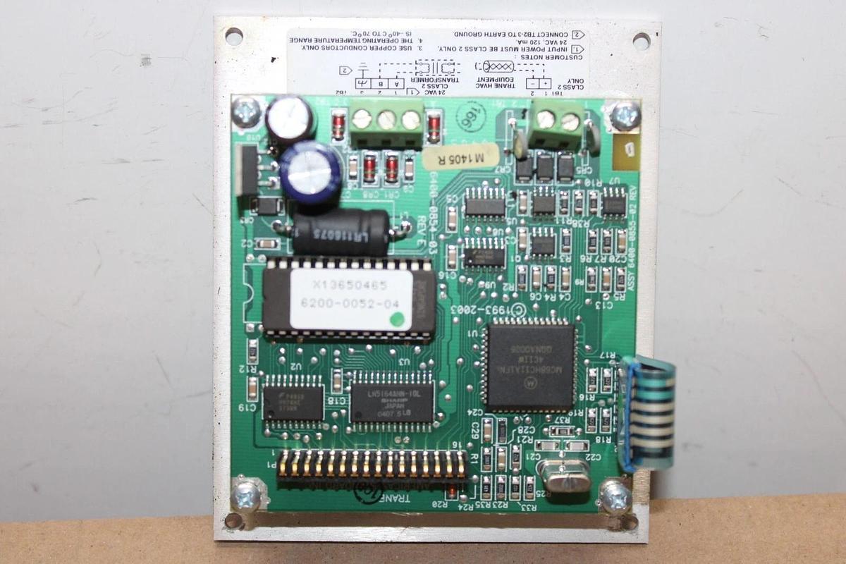 Used TRANE HMI CHILLER PURGE KEYPAD X13650465 6200-0052-04 6400-0854-03 REV. E