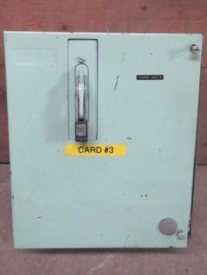 Used CUTLER HAMMER 17" FUSIBLE FEEDER D/C BUCKET 480 VAC 80 AMP