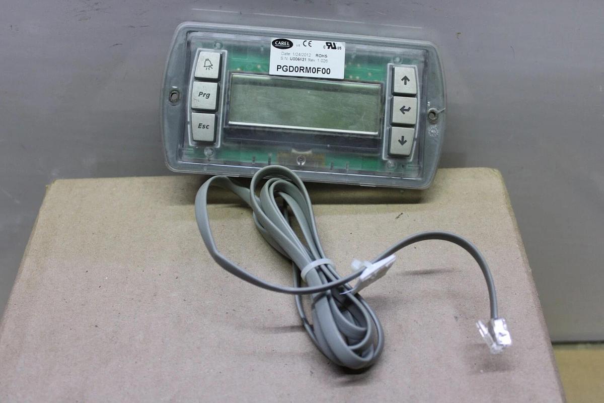 Used CAREL PCO GRAPHIC DISPLAY PGD0RM0F00 REV. 1.026 **WARRANTY INCLUDED**