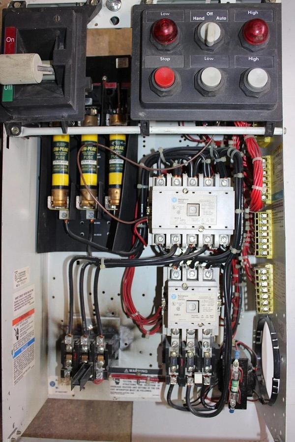 Used WESTINGHOUSE MCC MOTOR CONTROL BUCKET FREEDOM 2100 24" SIZE 2 CL75250