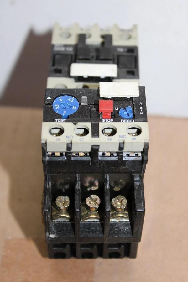 Used RAM STARTER RI1D0910 20 AMP 600 VAC 7.5 HP W/ RI2-D09308 OVERLOAD