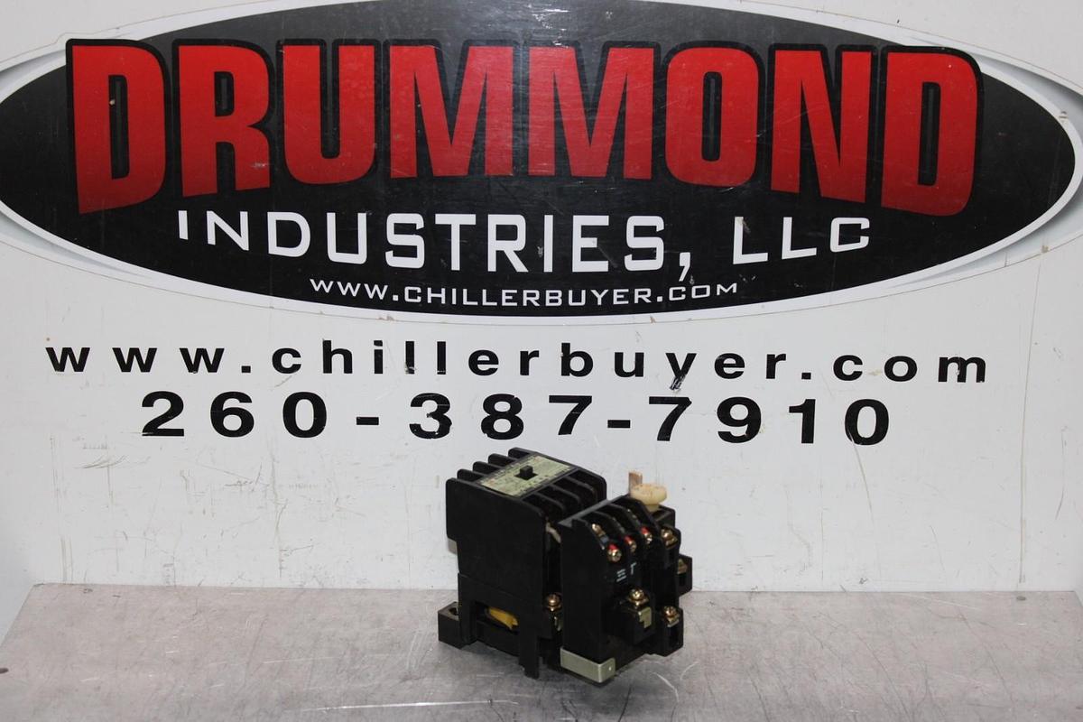 Used MAGNETIC STARTER S-C11L 500 VAC 20 AMP 4-POLE 5.5 HP COIL: 220 VOLT *WARRANTY*