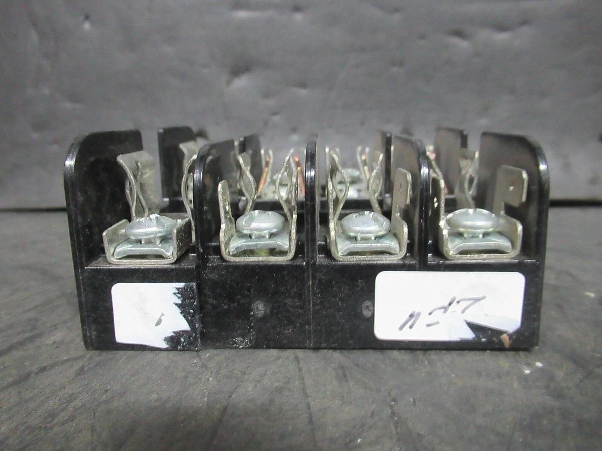 Used FERRAZ SHAWMUT 3032GE-MEB FUSE HOLDER 4-POLE 600 VAC 30 AMP CLASS CC/H/K