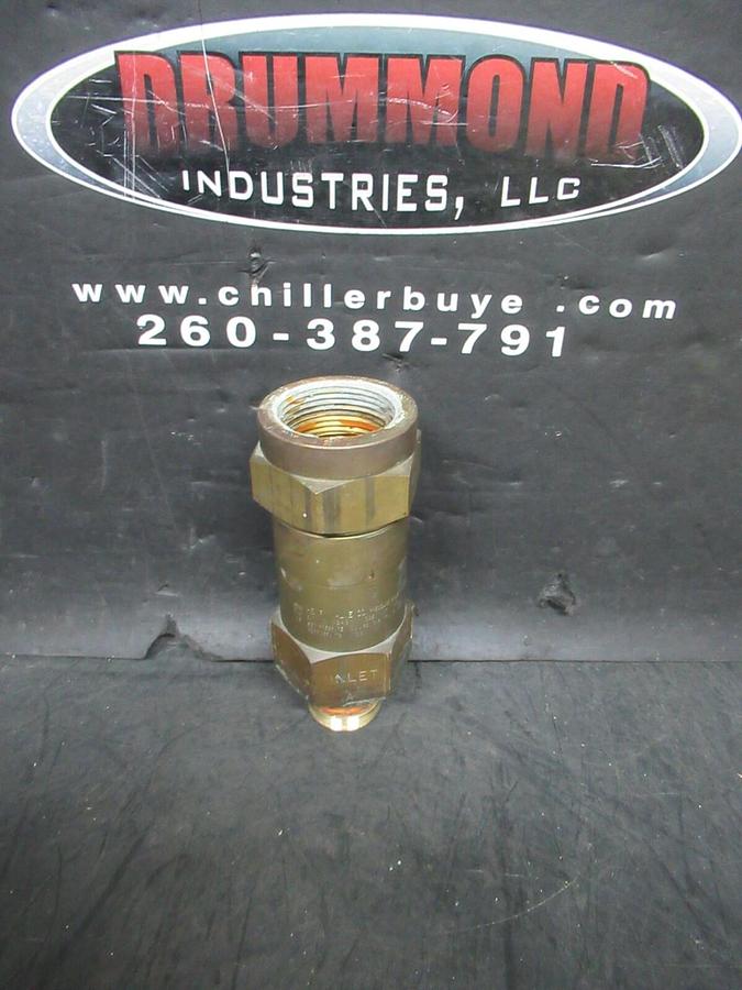 Used HENRY PRESSURE RELIEF VALVE 5246 1" 300 PSI 111.8 IBS OF AIR/MIN **WARRANTY**