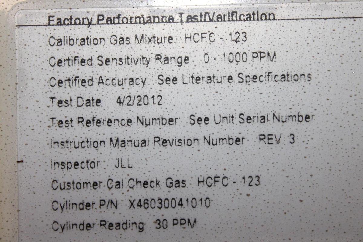 Used TRANE TRUSENSE MG REFRIGERANT 123 MONITOR RMWERP411D01001AB ENCL 4/12