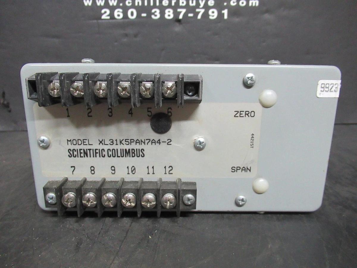 Used SCIENTIFIC COLOMBUS / AMETEK EXELTRONIC WATT TRANSDUCER XL31K5PAN74-2 3-WIRE