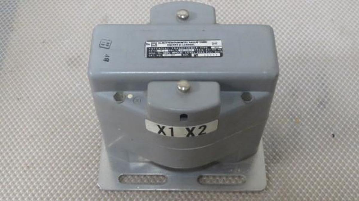 Used SQUARE D TRANSFORMER 4:1 480/480Y 600 VAC 10 KV MODEL 450-480