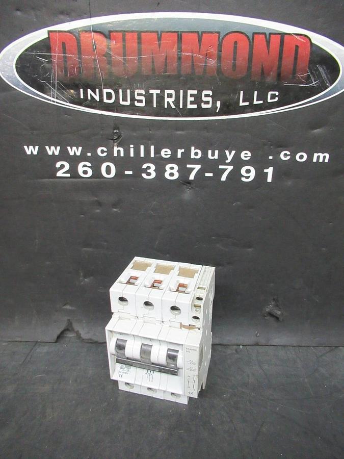 Used SIEMENS CIRCUIT BREAKER 5SX23 B10 10 AMP 480 VAC 3-POLE W/ AUXILLIARY