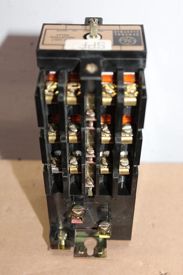 Used LOT OF 2 GE RELAY UNIT CR120B-D054 600V 48VDC COIL **WARRANTY INCLUDED**