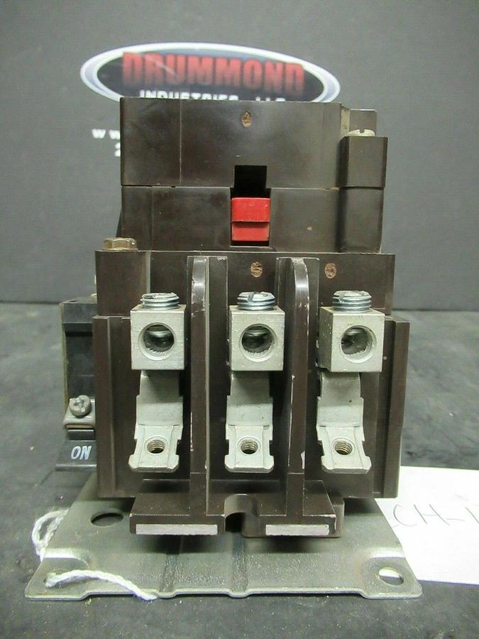 Used CUTLER HAMMER CONTACTOR C10CDN3 SER. B1 45 AMP 600 VAC 25 HP NEMA SIZE: 2