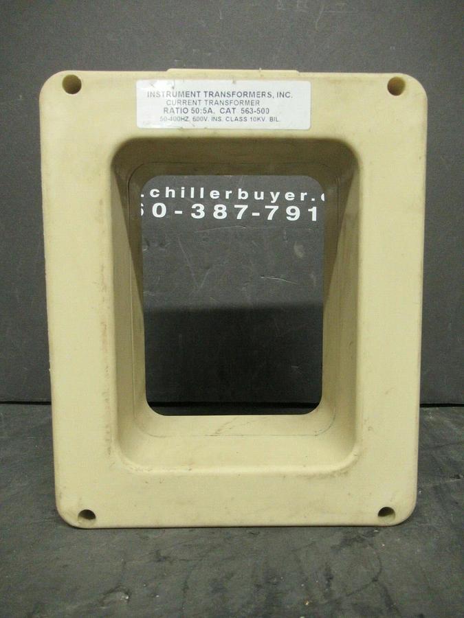 Used INSTRUMENT CURRENT TRANSFORMER 42-4191 / 563-500 RATIO: 50:5 A